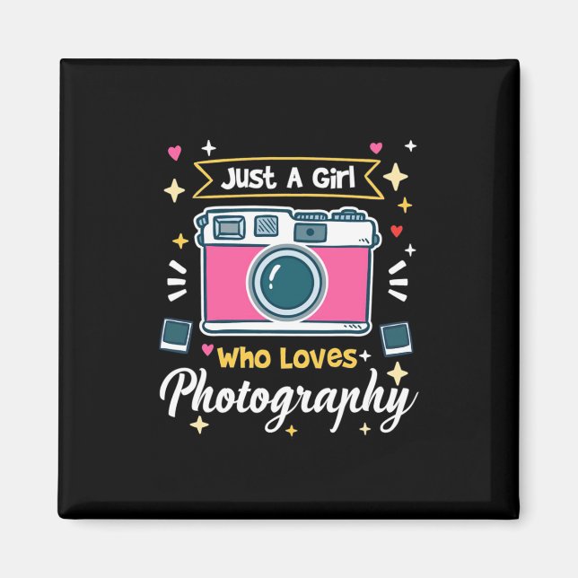 Girl Photography Magnet (Front)