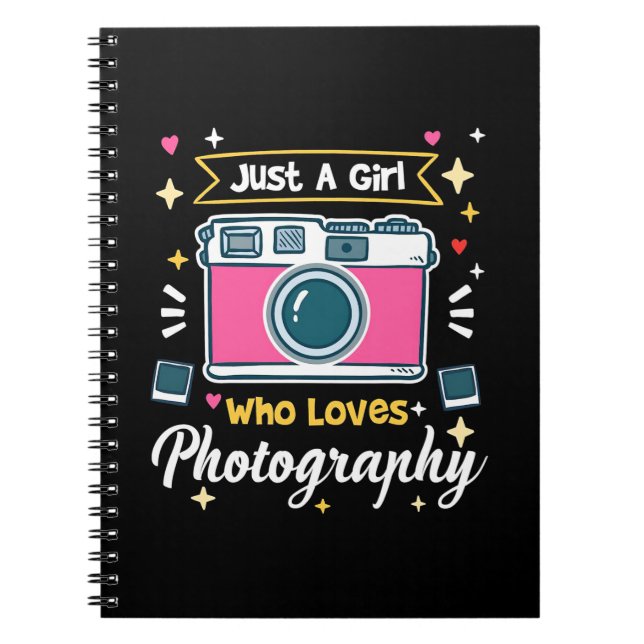 Girl Photography Notebook (Front)