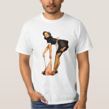 Girl Pin-Up Vintage T-shirt