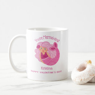 Girl Pink Mermaid Mug