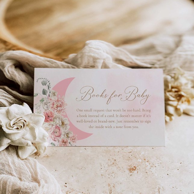 Girl Pink Moon Books for Baby Enclosure Card (Creator Uploaded)