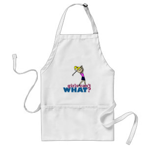 Girl Playing Golf Standard Apron