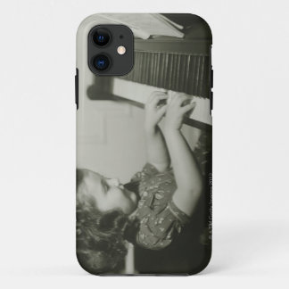 Girl Playing Piano iPhone 11 Case