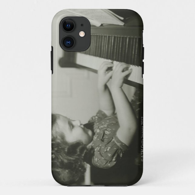Girl Playing Piano Case-Mate iPhone Case (Back)