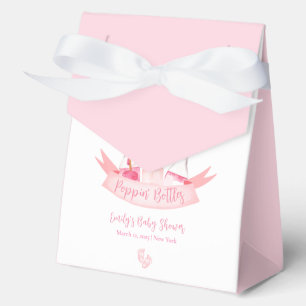 Girl Poppin Champagne Bottles Feet Baby Shower  Favour Box