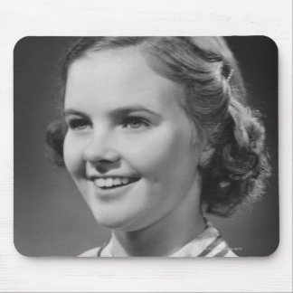 Girl Posing in Studio Mouse Mat