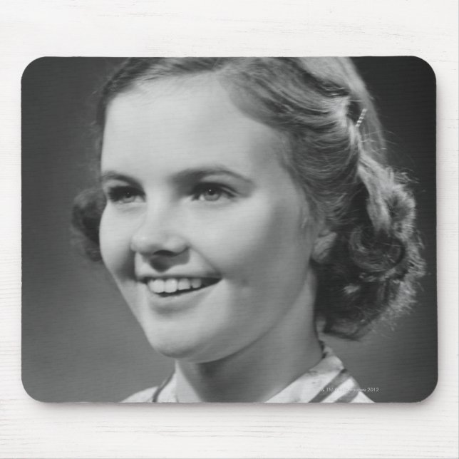 Girl Posing in Studio Mouse Mat (Front)
