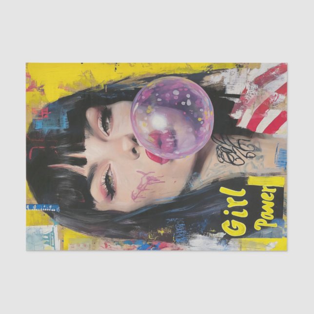 Girl Power1 Tissue Paper (Front)