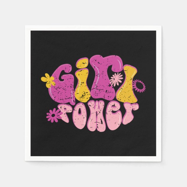 Girl Power 2  87 Napkin (Front)