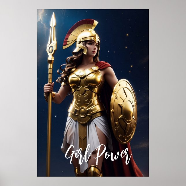 Girl Power! Athena Poster (Front)