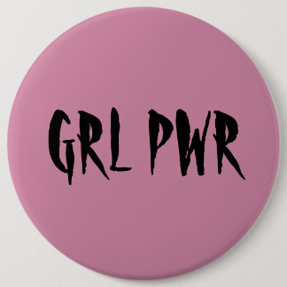 Girl Power Badge Pink