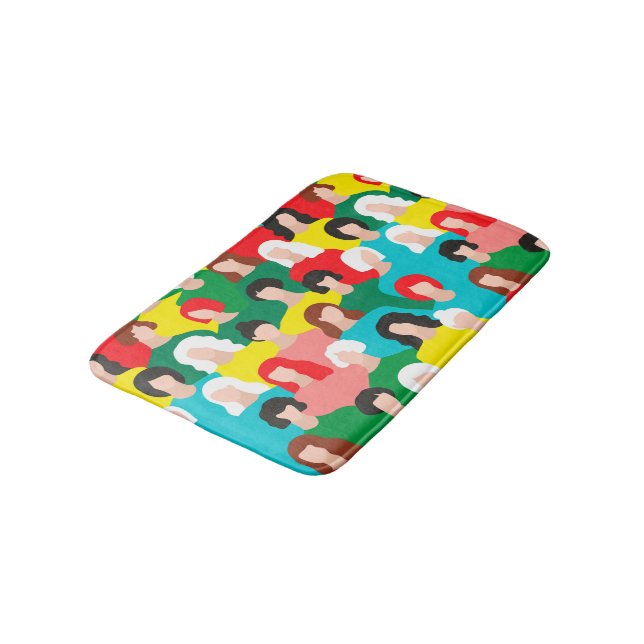 Girl power bath mat (Angled)