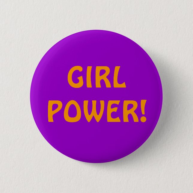 "Girl Power!" Button (Front)