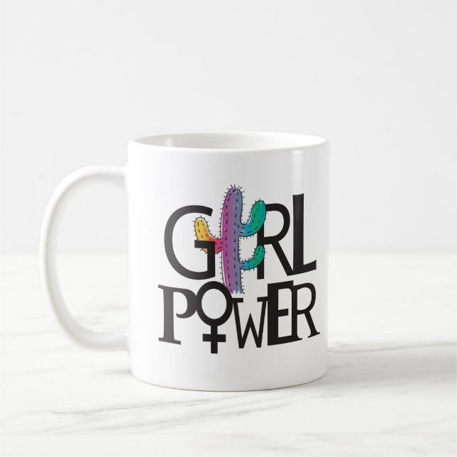 Girl Power Coffee Mug (Left)