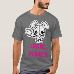 Girl Power Cute toon Voo Bunny 2 T-Shirt