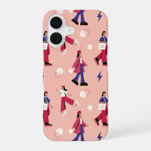 Girl Power Fashion iPhone 16 Case