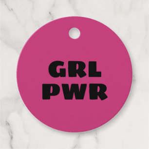 Girl Power - Favour Tags