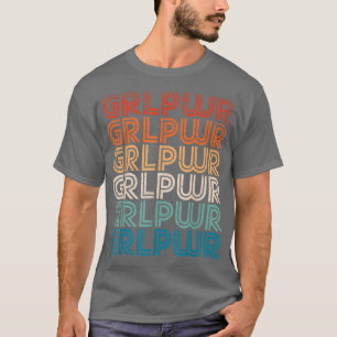 Girl Power Feminism Slogan Retro Vintage Feminist T-Shirt