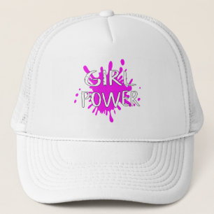 Girl Power Feminist Attitude Confidence Quote Trucker Hat