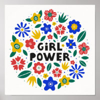 Girl Power Feminist Equality  