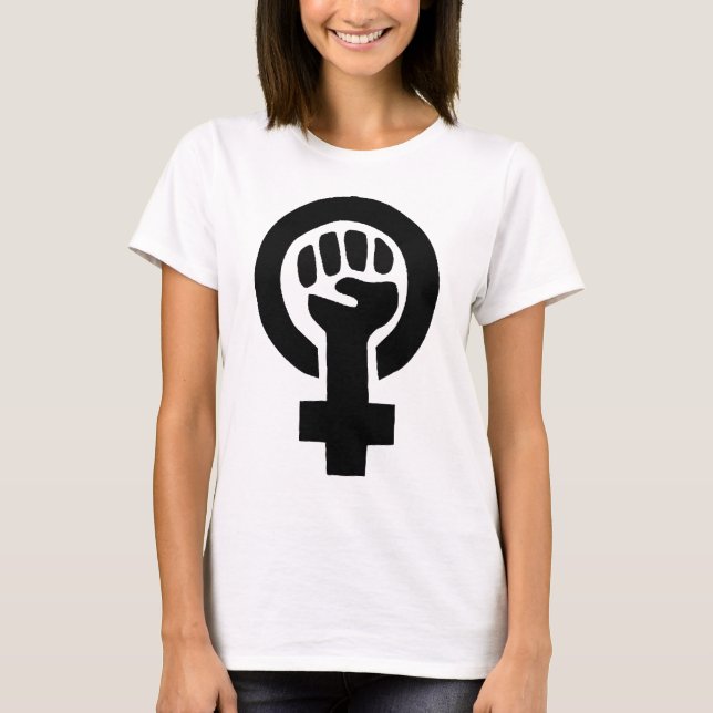 Girl Power Feminist Symbol T-Shirt (Front)