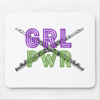 (Girl Power) GRL PWR - Flute Mouse Mat