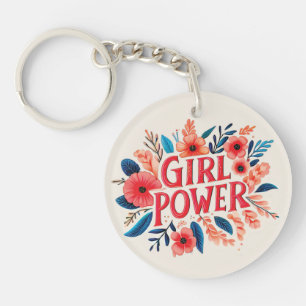Girl Power Key Ring