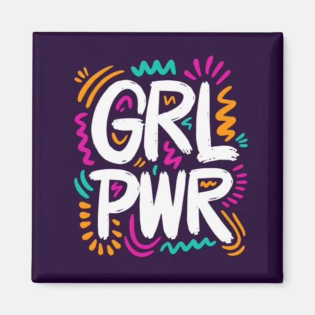 Girl Power Magnet (Front)