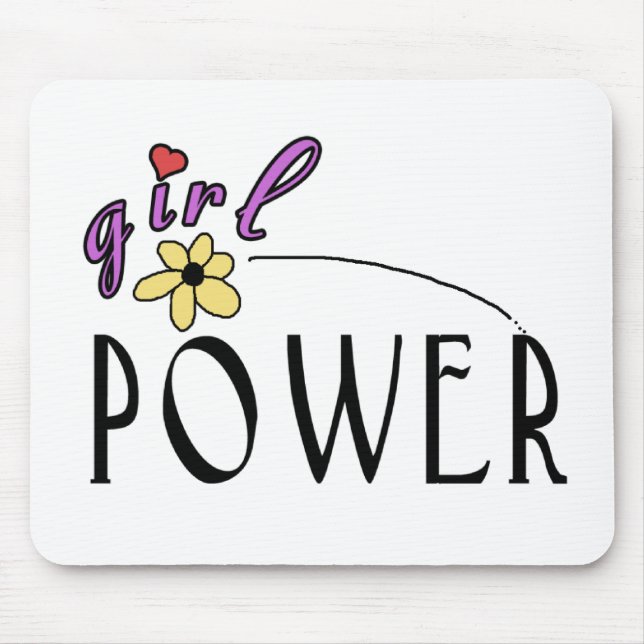 Girl Power Mouse Mat (Front)