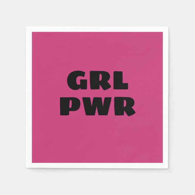 Girl Power Napkins (Front)