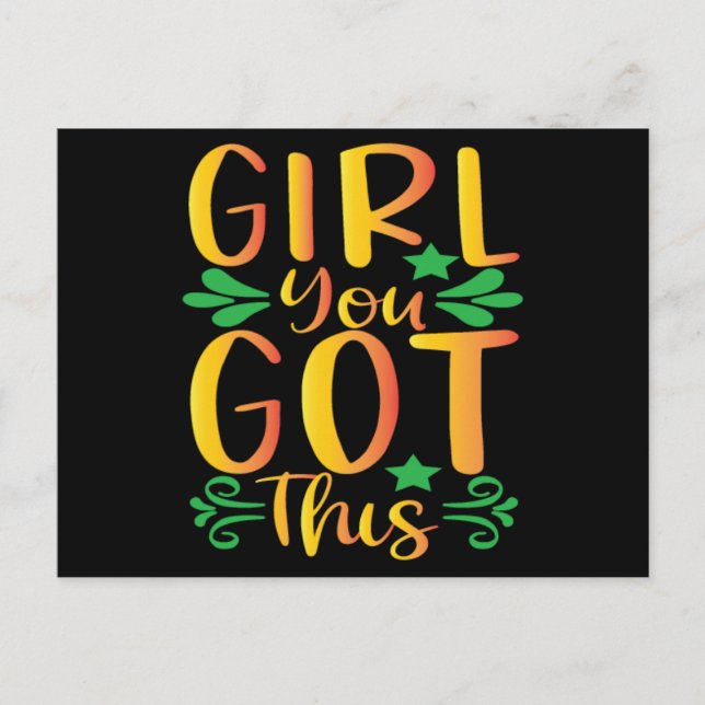 Girl Power Postcard (Front)