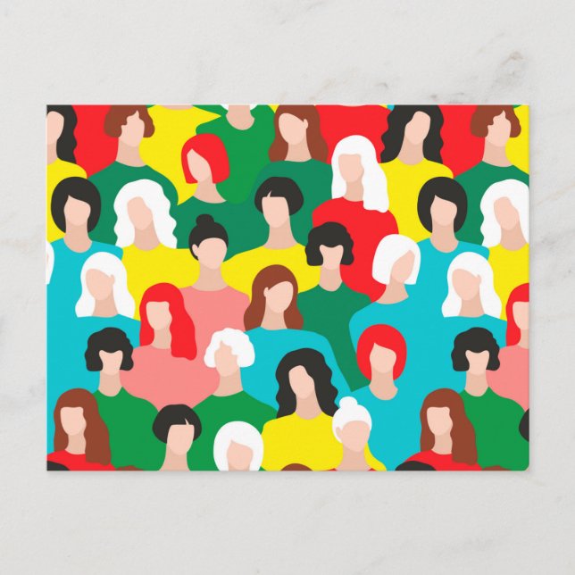 Girl power postcard (Front)