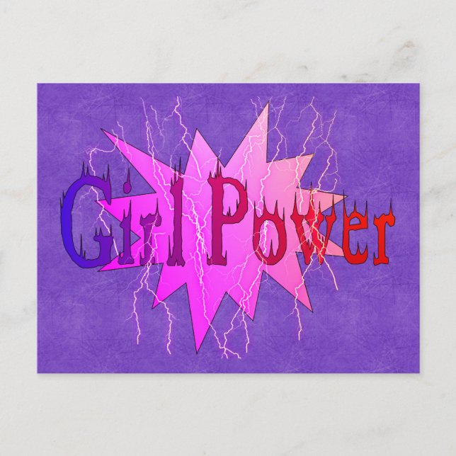 Girl Power Postcard (Front)