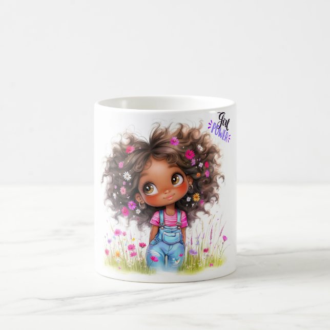 Girl Power Quirky Girl Mug (Center)