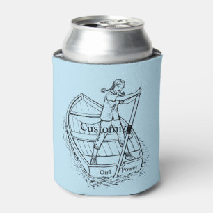 Girl Power Sculling Boat Thunder_Cove  Can Cooler