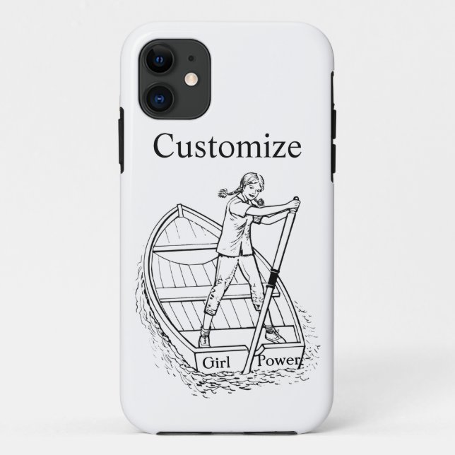 Girl Power Sculling Boat Thunder_Cove  Case-Mate iPhone Case (Back)
