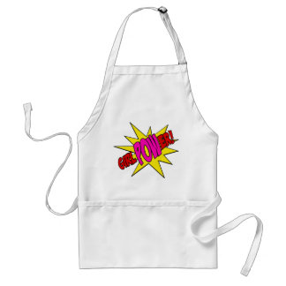 Girl Power super hero Standard Apron