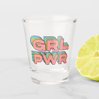 GIRL POWER T-Shirt Shot Glass