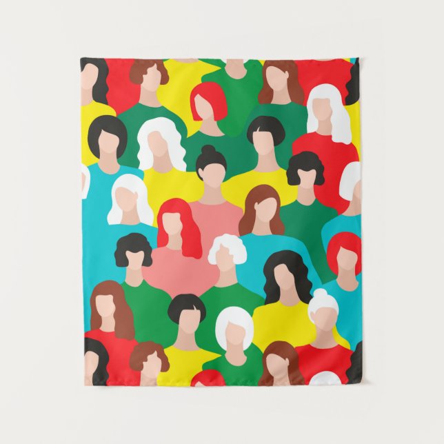 Girl power tapestry (Front)