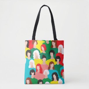 Girl power tote bag