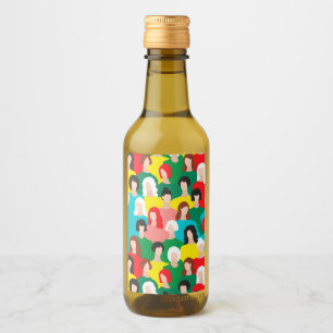 Girl power wine label