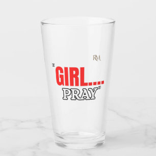Girl Pray T-Shirt   Faith Based Christian Shirt  Glass