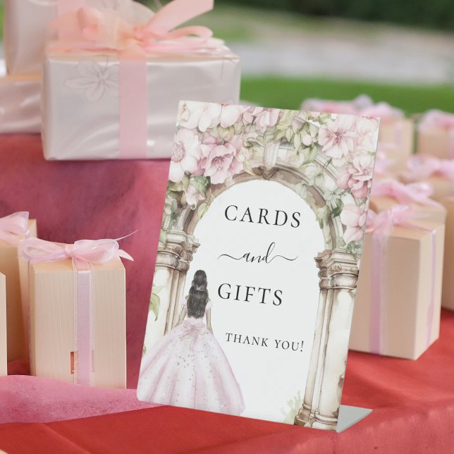 Girl princess dress party cards gifts sign (Creator Uploaded)