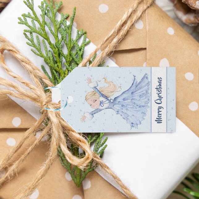 Girl Princess Enchanted Snowflakes Gift Tags (Creator Uploaded)