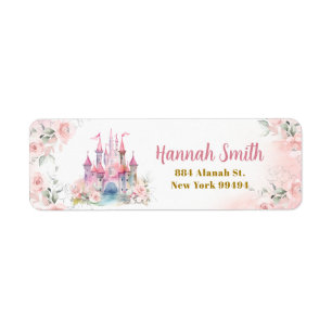 Girl Princess Royal Castle Fifth Birthday Address