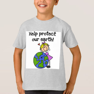 Girl Protect Our Earth Tshirts and Gifts