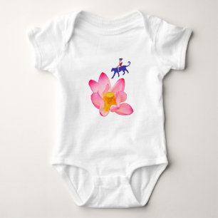 Girl, Puma, and Lotus Baby Bodysuit