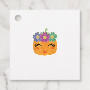 Girl Pumpkin Halloween Thanksgiving For Girls Boys Favour Tags