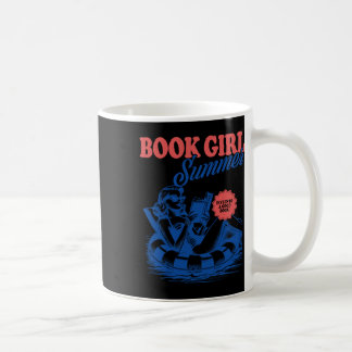 Girl Reading Book Summer Funny Beach Vacation For  Coffee Mug