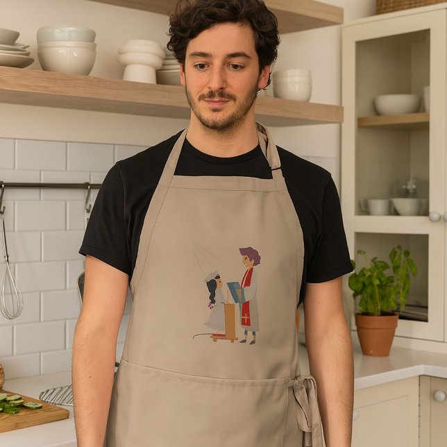 Girl Receiving Communion Apron (Creator Uploaded)
